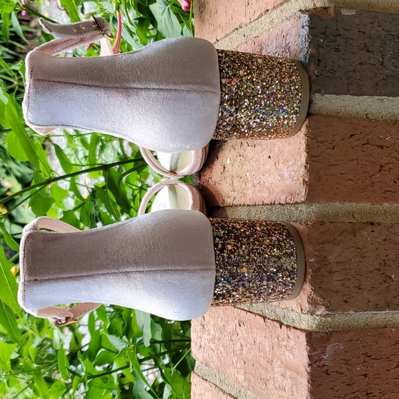 Blush pink ankle strap sandals sz. 10 - Picture 6 of 7